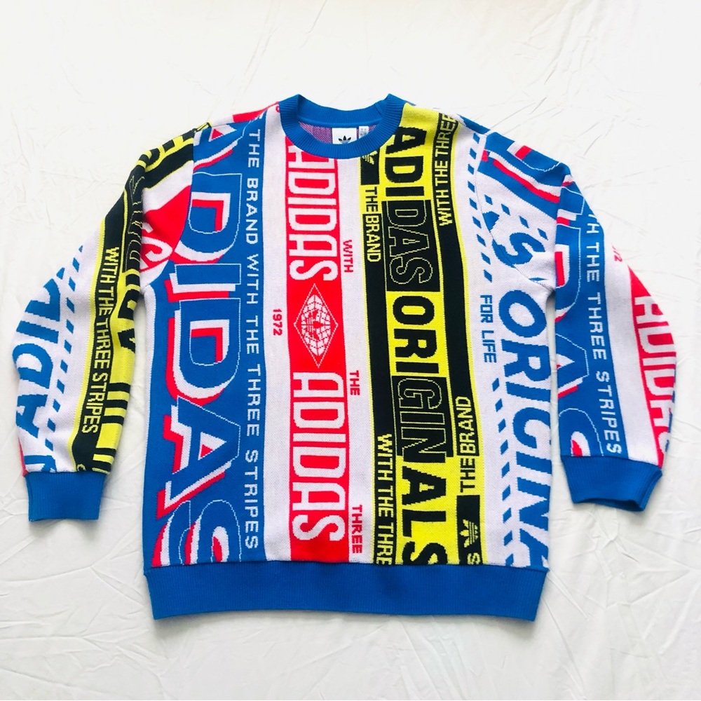 Adidas Scarf Knitted Double-Sided Sweater